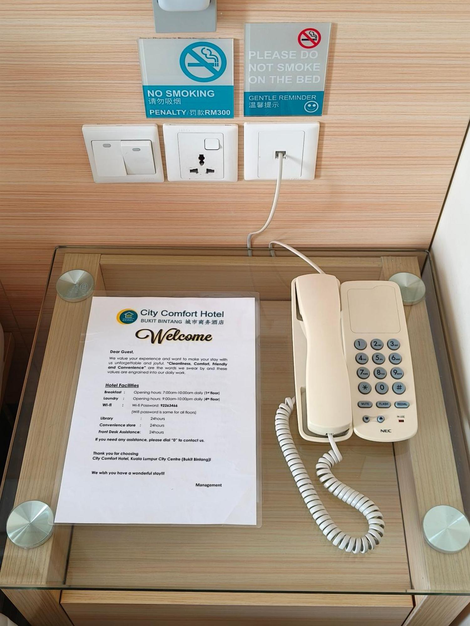 City Comfort Hotel Kuala Lumpur City Center Eksteriør billede